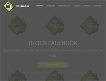 Tablet Screenshot of facebooklimiter.com